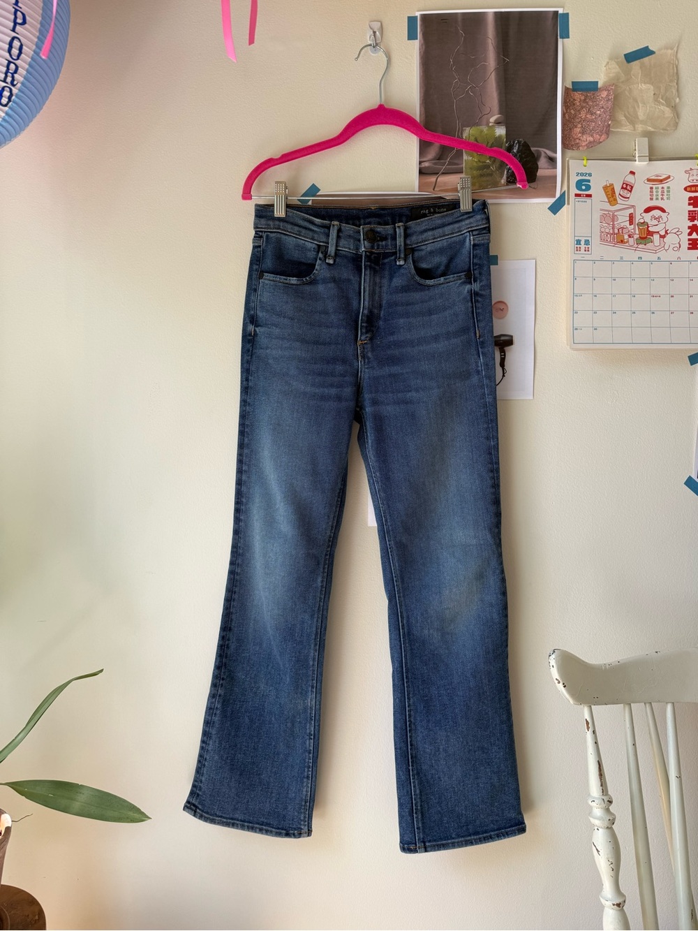 Rag & Bone Bootcut Blue Denim Jeans 26